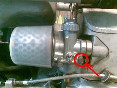 undichte Stelle am Clubvergaser