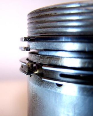 Kolbenringe - Detailaufnahme