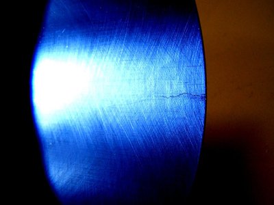 Riss in der Zylinderwand