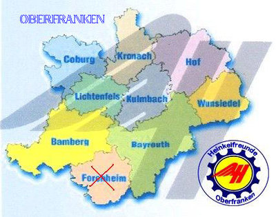 Die 9 möglichen Landkreise für das Jahrestreffen