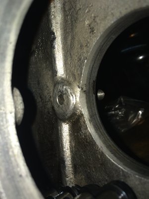 Schleifspuren in der Schwinge