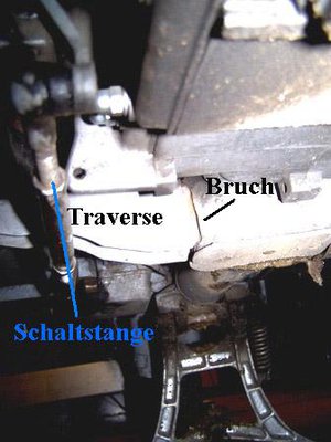 Trittbrett-Traverse beim 103 A-0