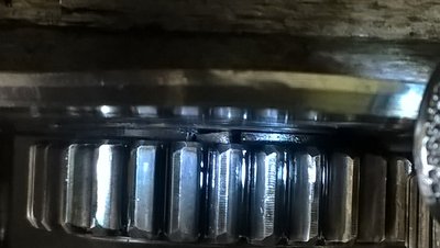 Steuerrad mit Kurbelwellenwange