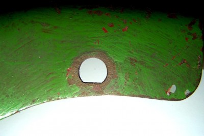 Bohrung f. Blinkerschalter.JPG