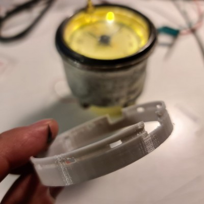 Ring zur Aufnahme der SMD-LEDs