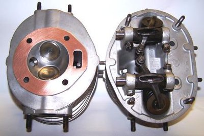 Kupferdichtung leitet die Wärme vom Kopf optimal an den Zylinder weiter !<br />Zündkerzengewinde verstärkt: HELICOIL mit Schraubensicherung eingesetzt